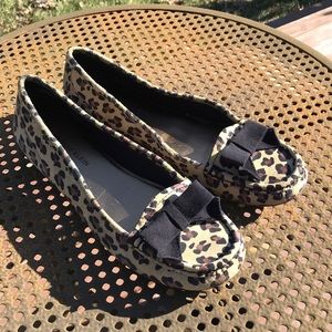 Anne Klein I flex suede flats